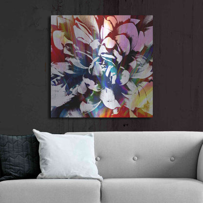 Luxe Metal Art 'Flower Power' by Shandra Smith, Metal Wall Art,36x36