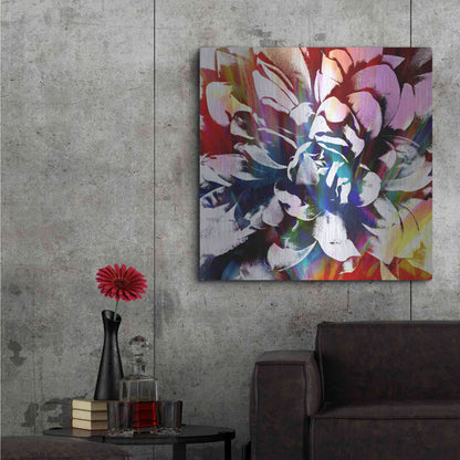 Luxe Metal Art 'Flower Power' by Shandra Smith, Metal Wall Art,36x36