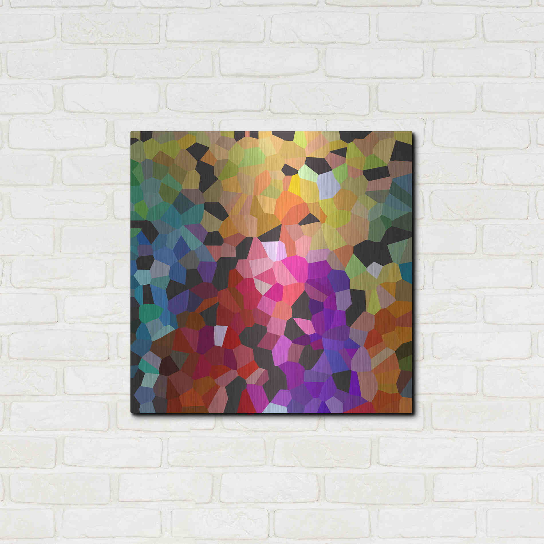 Luxe Metal Art 'Fooling Around' by Shandra Smith, Metal Wall Art,24x24