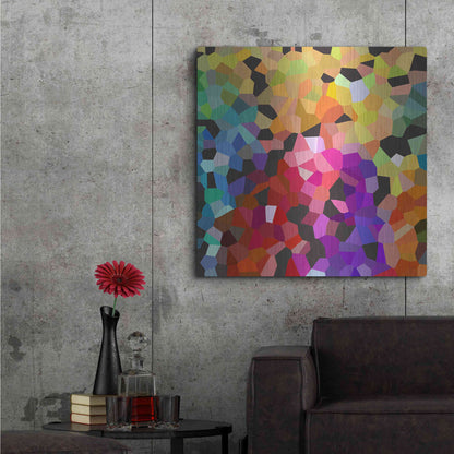 Luxe Metal Art 'Fooling Around' by Shandra Smith, Metal Wall Art,36x36