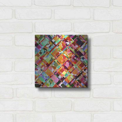 Luxe Metal Art 'Give it Time' by Shandra Smith, Metal Wall Art,12x12