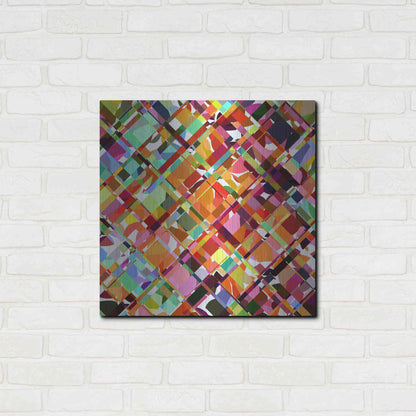Luxe Metal Art 'Give it Time' by Shandra Smith, Metal Wall Art,24x24