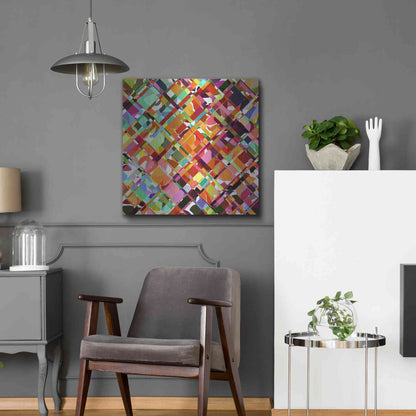 Luxe Metal Art 'Give it Time' by Shandra Smith, Metal Wall Art,24x24