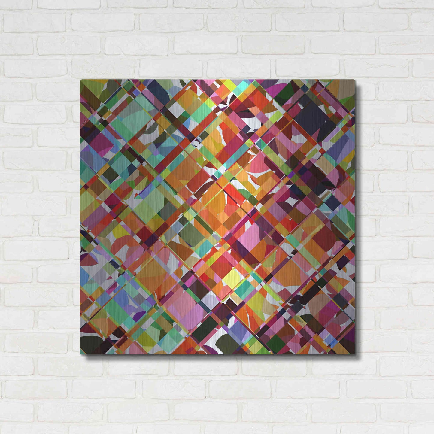 Luxe Metal Art 'Give it Time' by Shandra Smith, Metal Wall Art,36x36