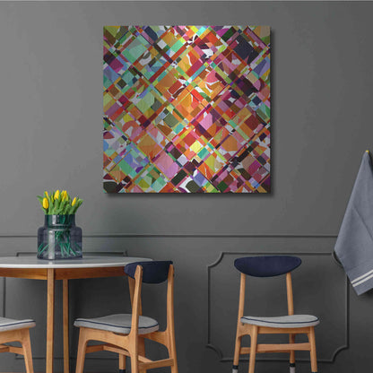 Luxe Metal Art 'Give it Time' by Shandra Smith, Metal Wall Art,36x36