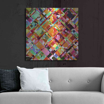 Luxe Metal Art 'Give it Time' by Shandra Smith, Metal Wall Art,36x36
