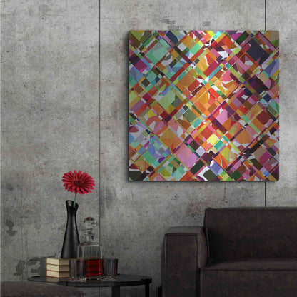 Luxe Metal Art 'Give it Time' by Shandra Smith, Metal Wall Art,36x36