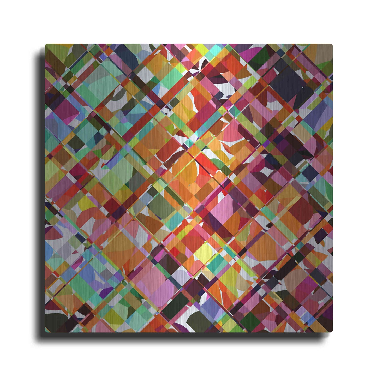 Luxe Metal Art 'Give it Time' by Shandra Smith, Metal Wall Art