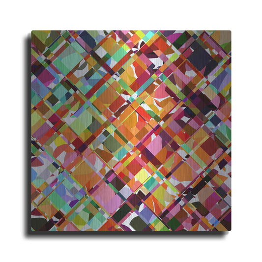 Luxe Metal Art 'Give it Time' by Shandra Smith, Metal Wall Art