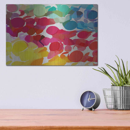 Luxe Metal Art 'Inspiration' by Shandra Smith, Metal Wall Art,16x12