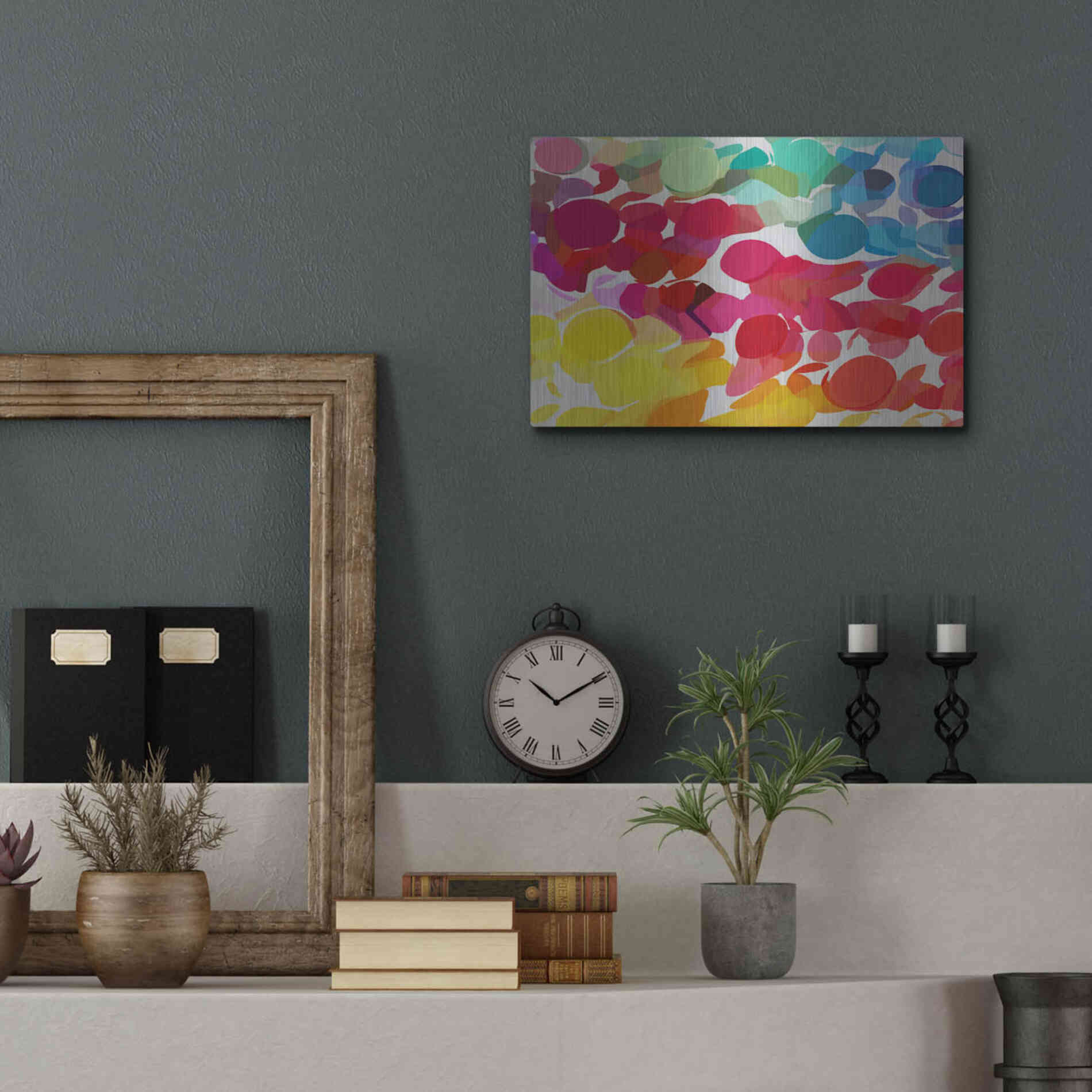 Luxe Metal Art 'Inspiration' by Shandra Smith, Metal Wall Art,16x12