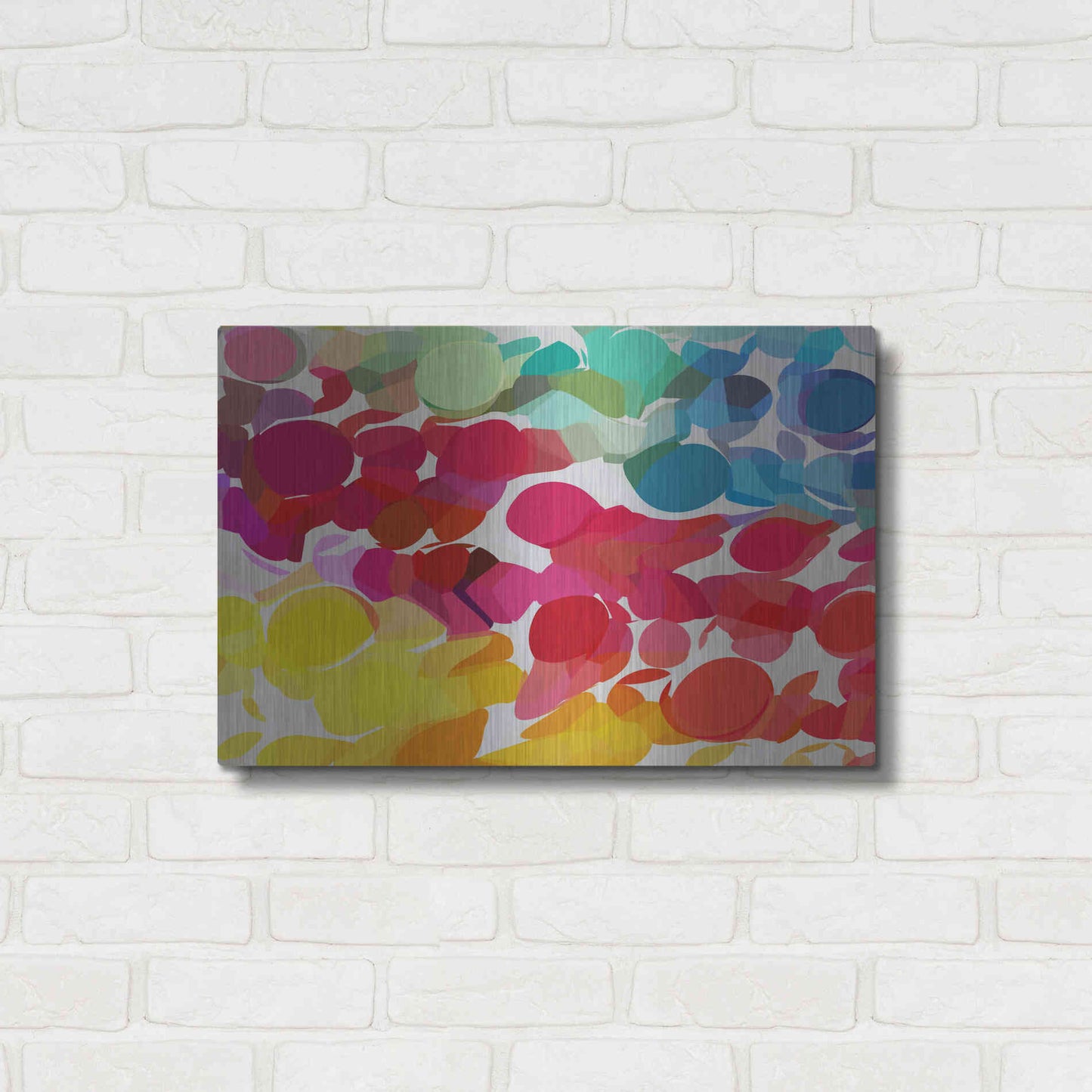 Luxe Metal Art 'Inspiration' by Shandra Smith, Metal Wall Art,24x16