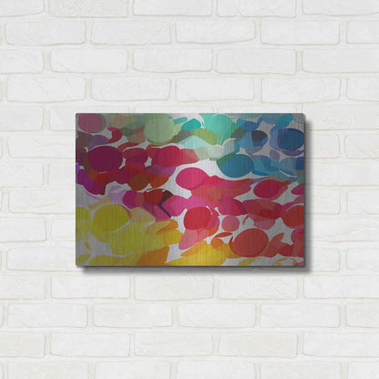 Luxe Metal Art 'Inspiration' by Shandra Smith, Metal Wall Art,24x16