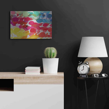 Luxe Metal Art 'Inspiration' by Shandra Smith, Metal Wall Art,24x16
