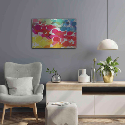 Luxe Metal Art 'Inspiration' by Shandra Smith, Metal Wall Art,24x16