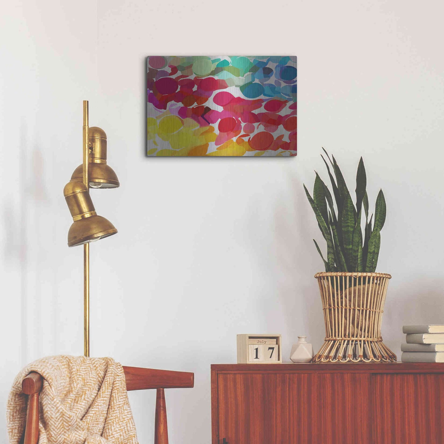 Luxe Metal Art 'Inspiration' by Shandra Smith, Metal Wall Art,24x16