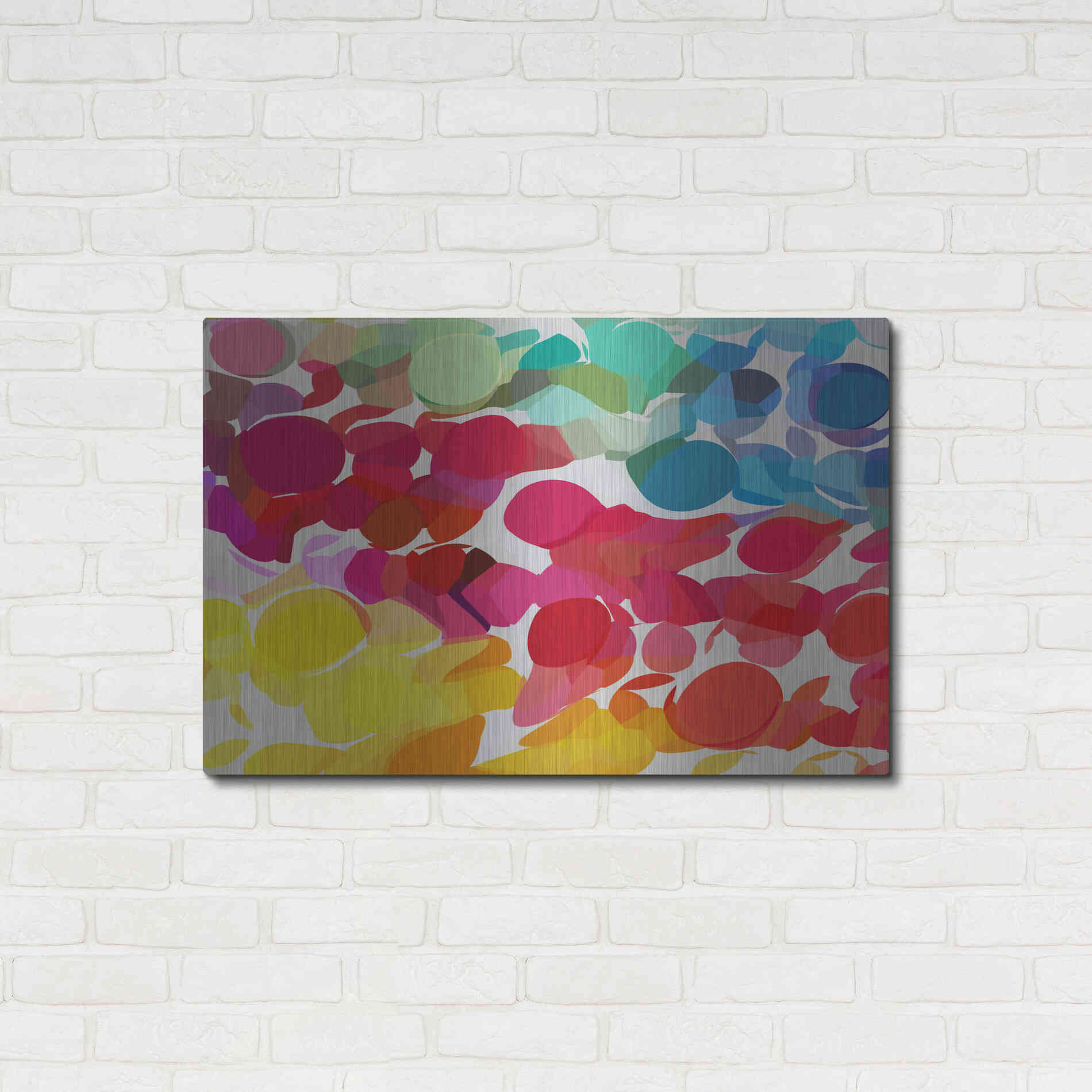 Luxe Metal Art 'Inspiration' by Shandra Smith, Metal Wall Art,36x24