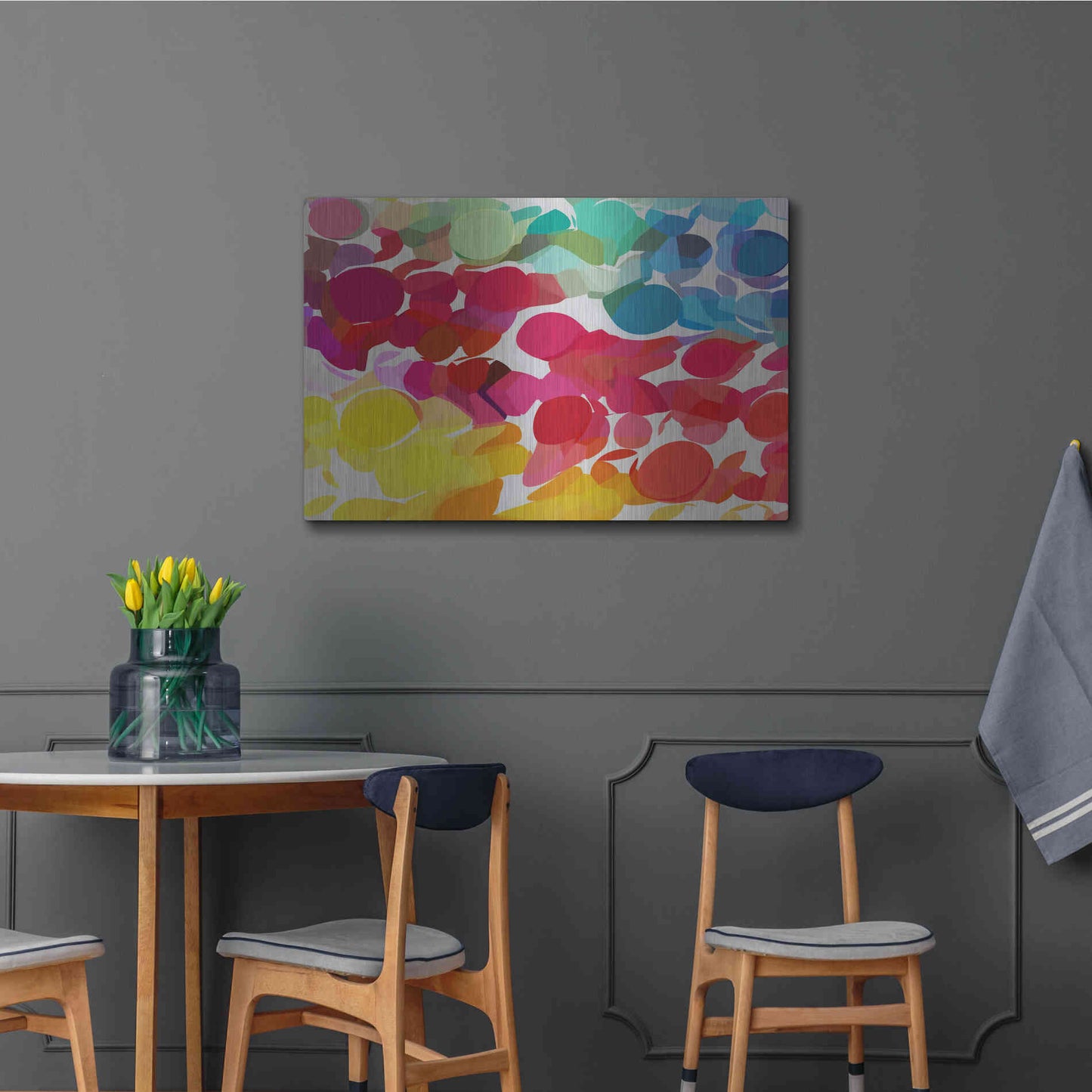 Luxe Metal Art 'Inspiration' by Shandra Smith, Metal Wall Art,36x24