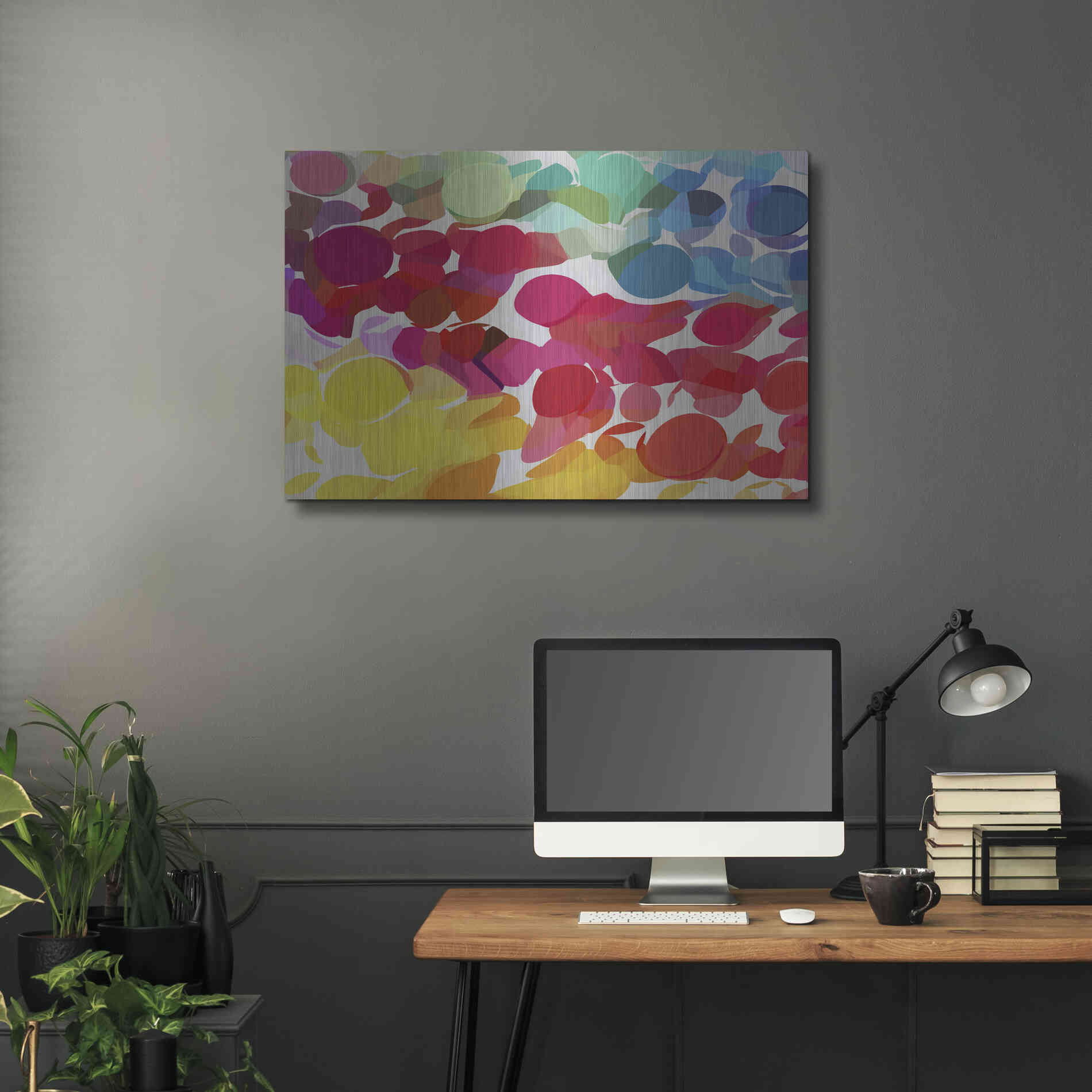 Luxe Metal Art 'Inspiration' by Shandra Smith, Metal Wall Art,36x24