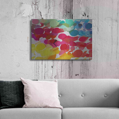 Luxe Metal Art 'Inspiration' by Shandra Smith, Metal Wall Art,36x24