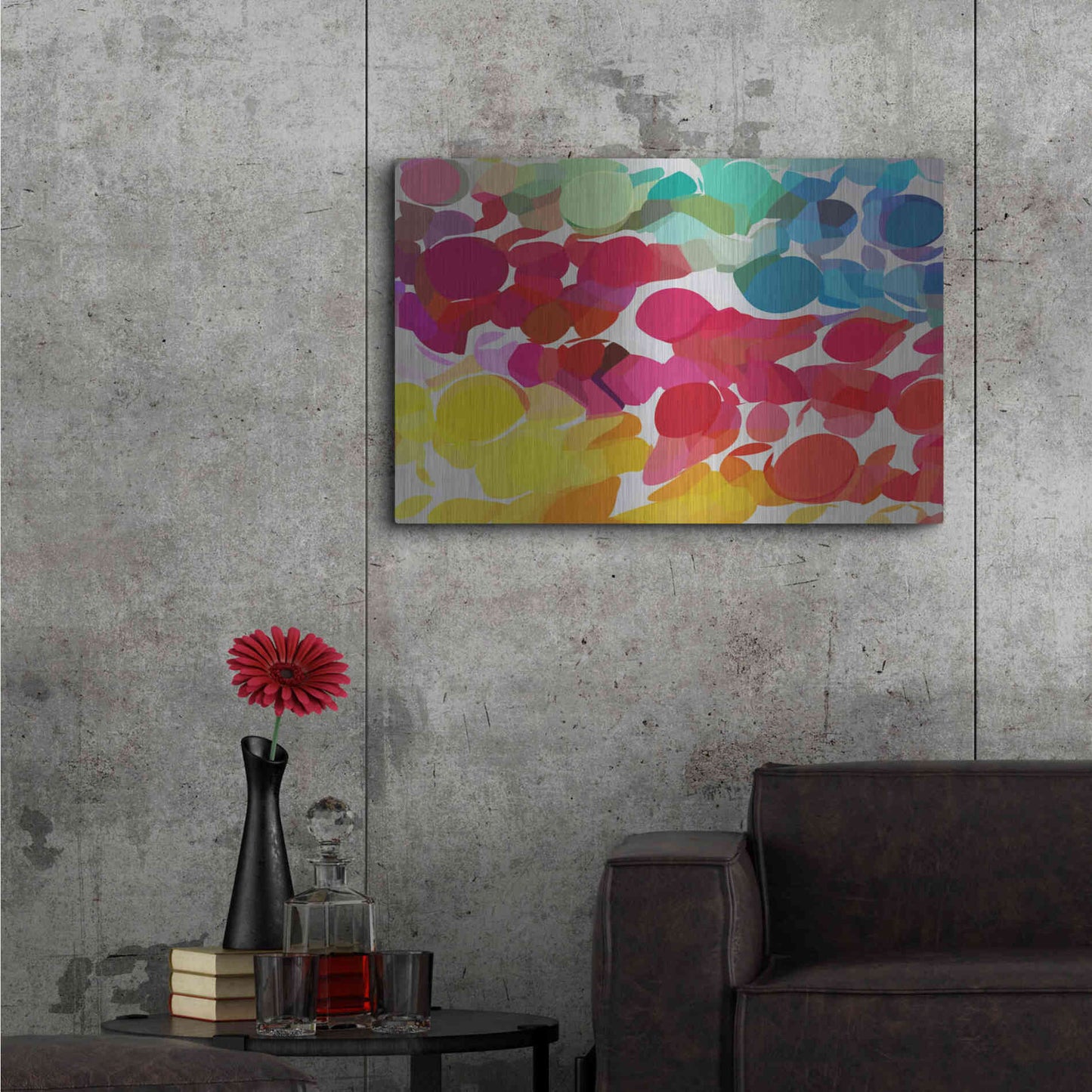 Luxe Metal Art 'Inspiration' by Shandra Smith, Metal Wall Art,36x24