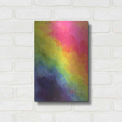 Luxe Metal Art 'Joyful' by Shandra Smith, Metal Wall Art,12x16