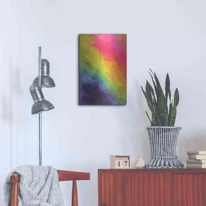 Luxe Metal Art 'Joyful' by Shandra Smith, Metal Wall Art,16x24