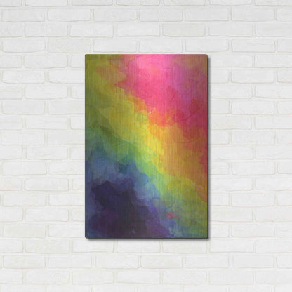 Luxe Metal Art 'Joyful' by Shandra Smith, Metal Wall Art,24x36