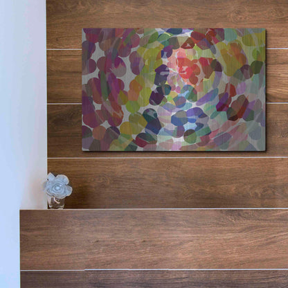 Luxe Metal Art 'Meditation' by Shandra Smith, Metal Wall Art,16x12