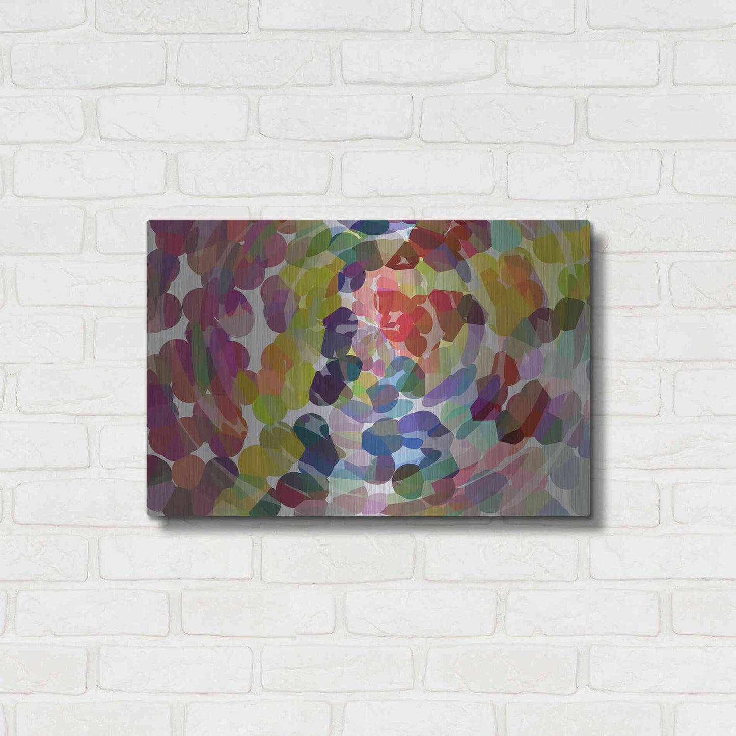 Luxe Metal Art 'Meditation' by Shandra Smith, Metal Wall Art,24x16