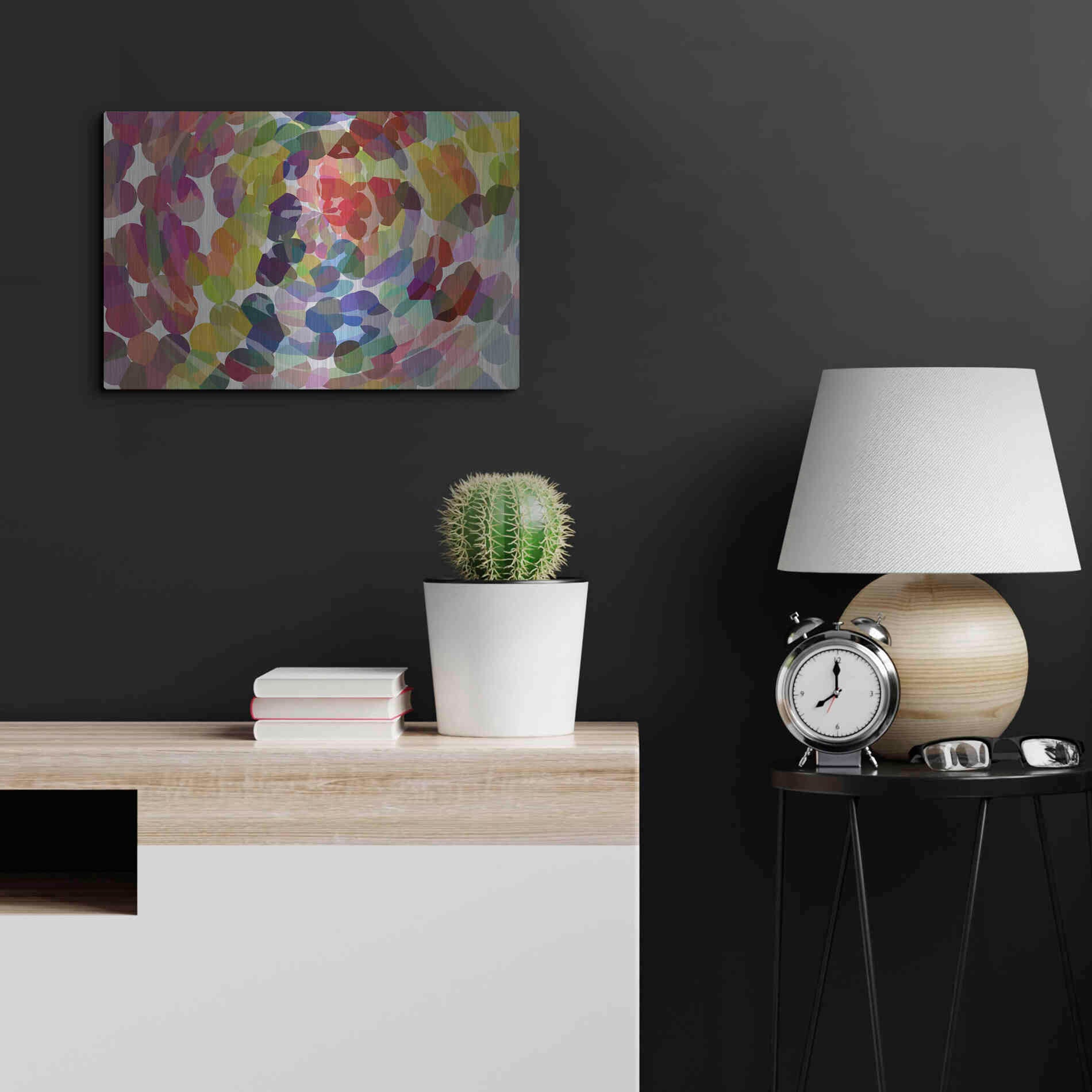 Luxe Metal Art 'Meditation' by Shandra Smith, Metal Wall Art,24x16