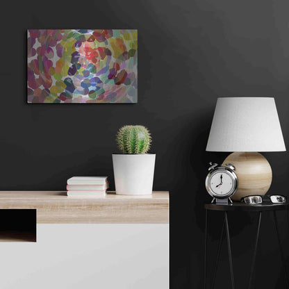 Luxe Metal Art 'Meditation' by Shandra Smith, Metal Wall Art,24x16