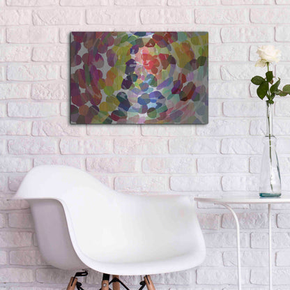 Luxe Metal Art 'Meditation' by Shandra Smith, Metal Wall Art,24x16