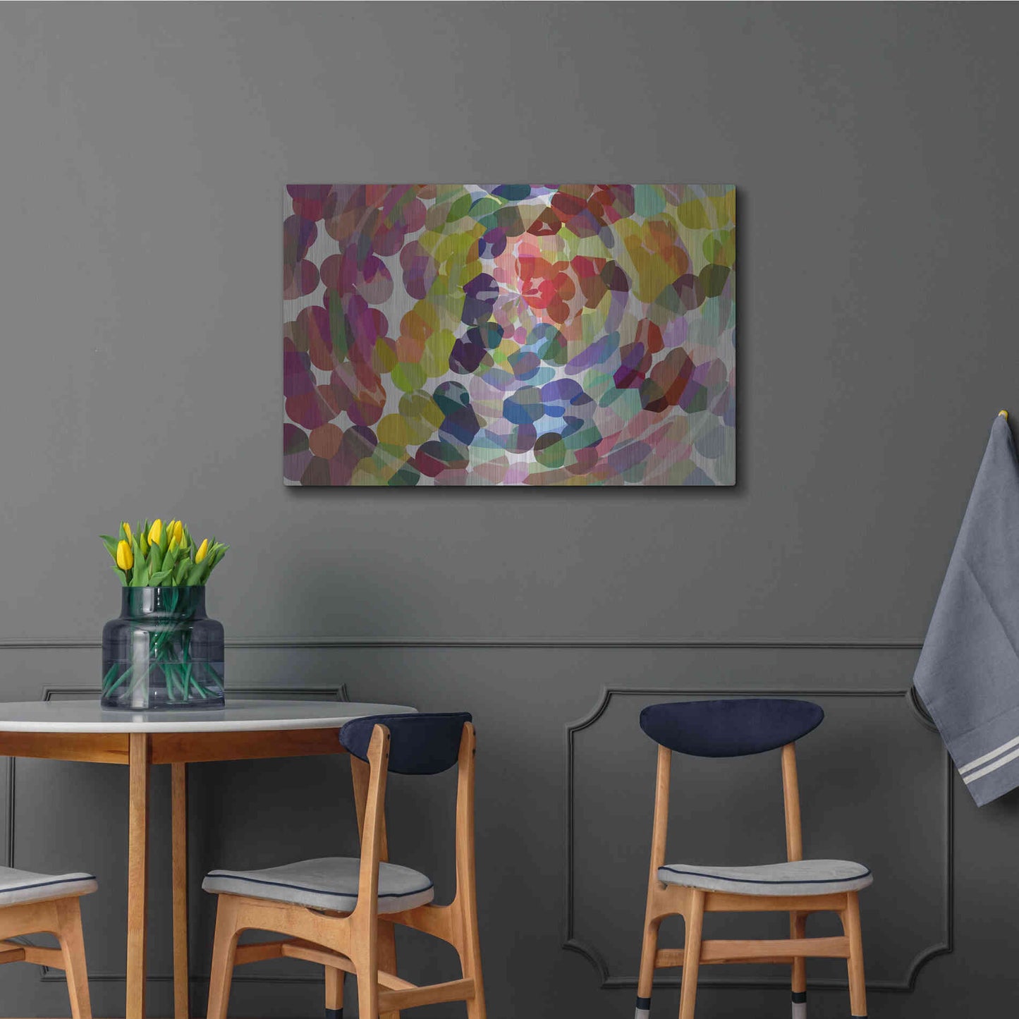 Luxe Metal Art 'Meditation' by Shandra Smith, Metal Wall Art,36x24