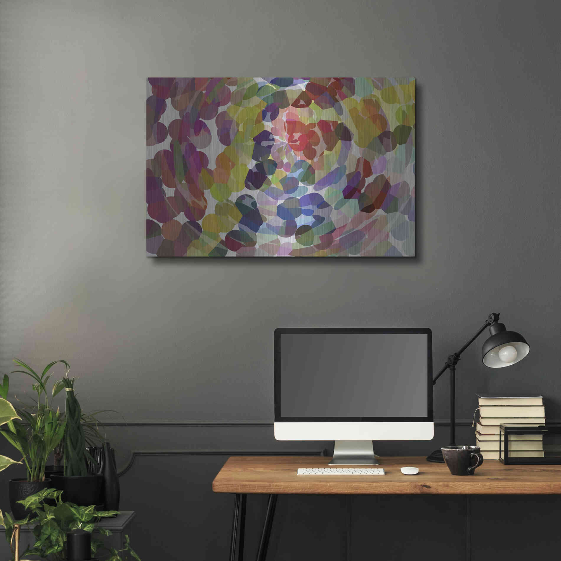 Luxe Metal Art 'Meditation' by Shandra Smith, Metal Wall Art,36x24