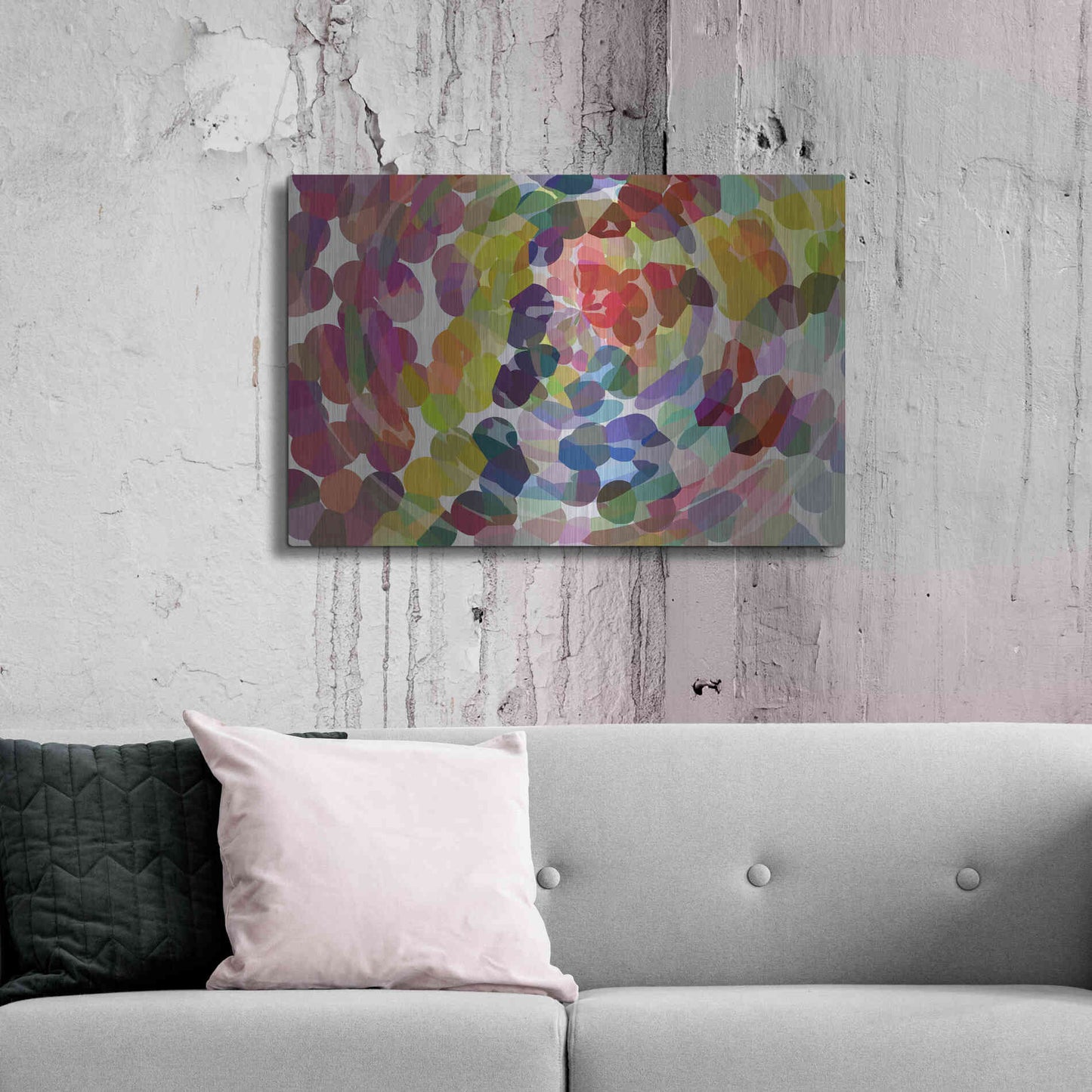 Luxe Metal Art 'Meditation' by Shandra Smith, Metal Wall Art,36x24