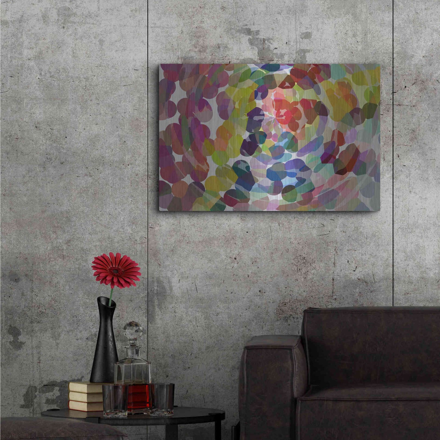 Luxe Metal Art 'Meditation' by Shandra Smith, Metal Wall Art,36x24