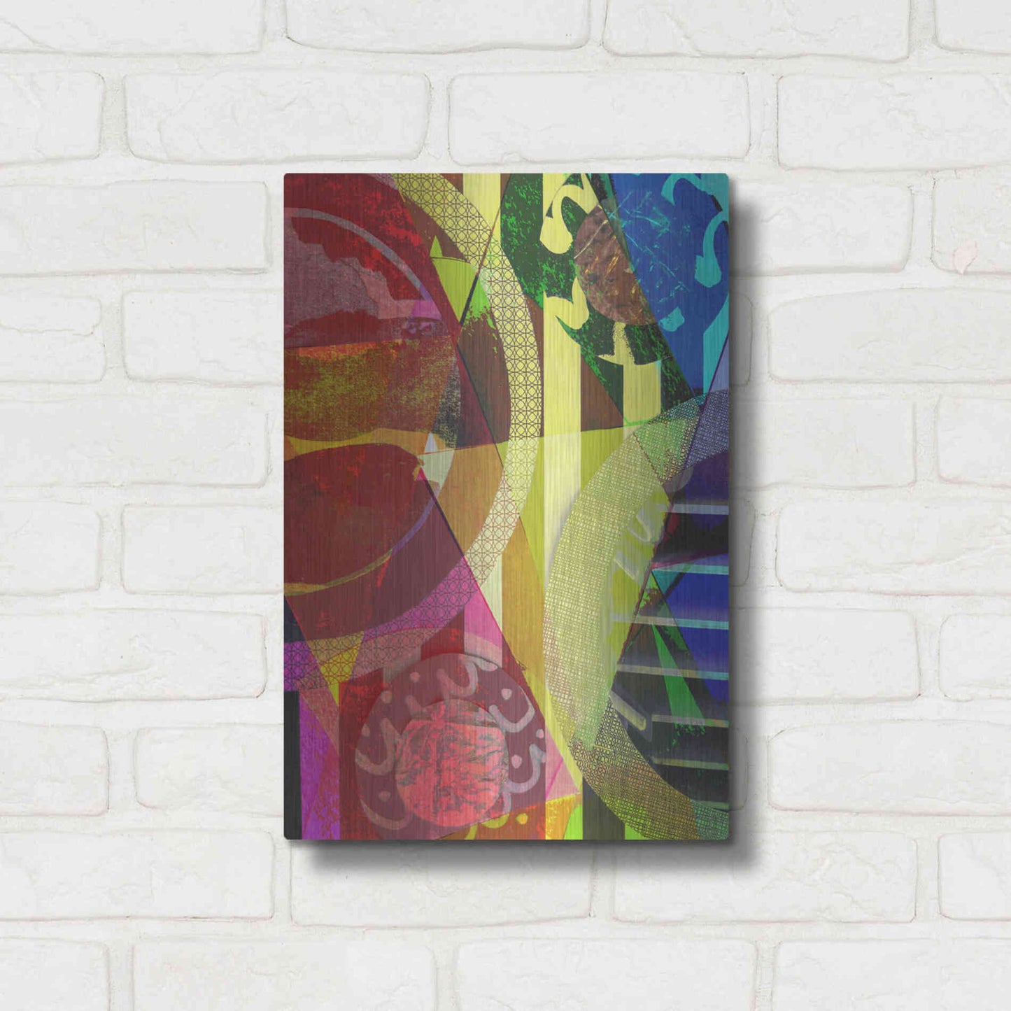 Luxe Metal Art 'Perky 1' by Shandra Smith, Metal Wall Art,12x16