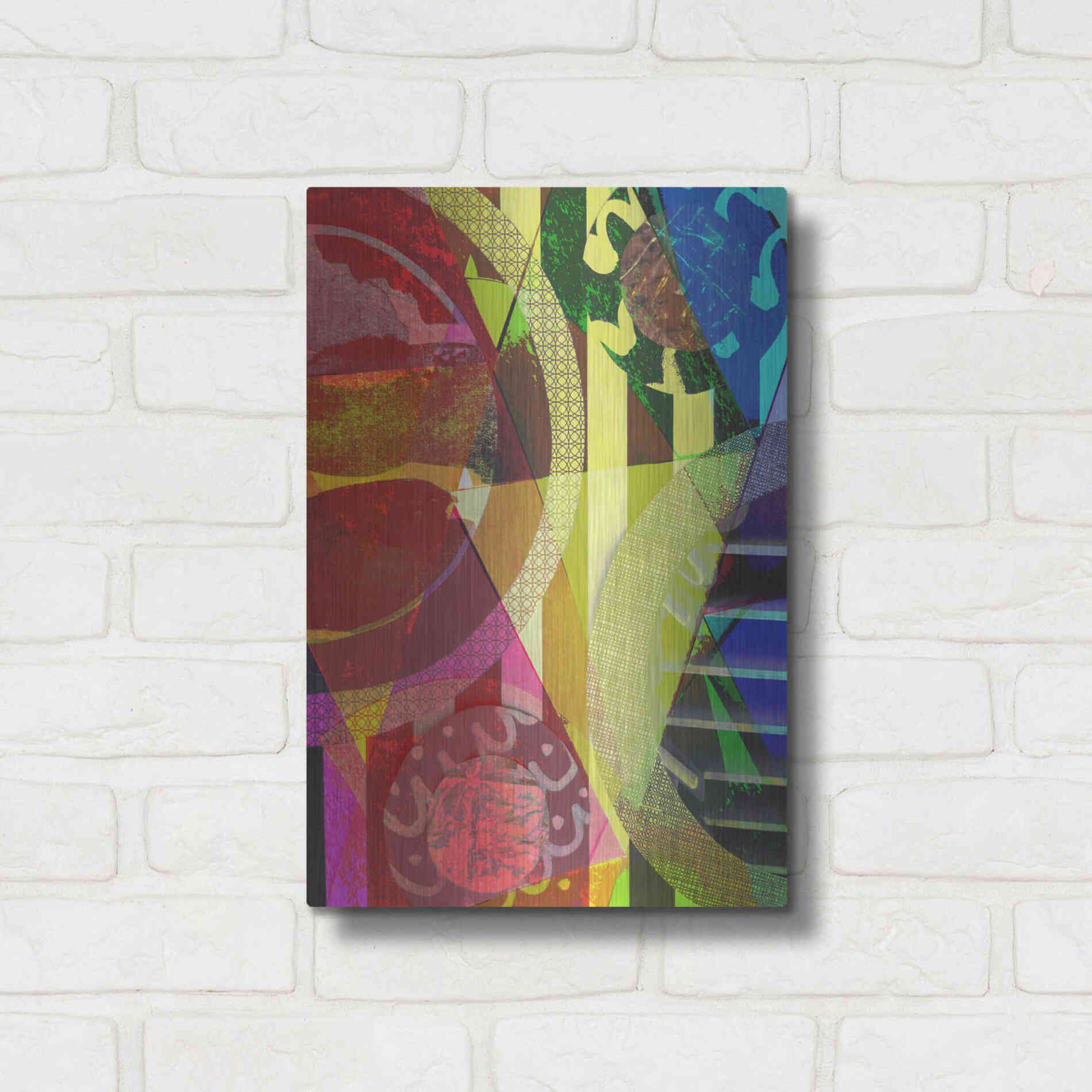 Luxe Metal Art 'Perky 1' by Shandra Smith, Metal Wall Art,12x16