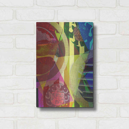 Luxe Metal Art 'Perky 1' by Shandra Smith, Metal Wall Art,12x16