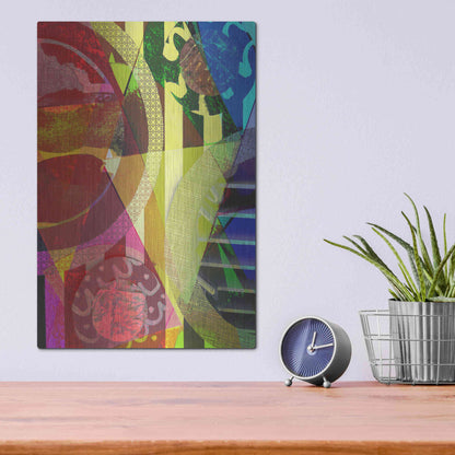 Luxe Metal Art 'Perky 1' by Shandra Smith, Metal Wall Art,12x16
