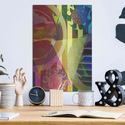 Luxe Metal Art 'Perky 1' by Shandra Smith, Metal Wall Art,12x16
