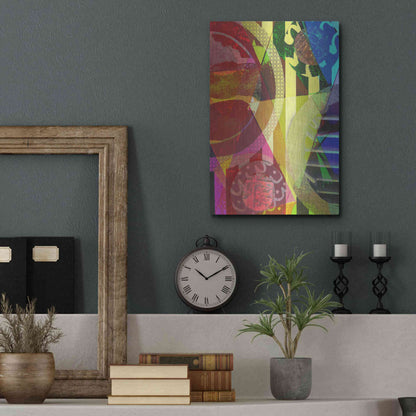 Luxe Metal Art 'Perky 1' by Shandra Smith, Metal Wall Art,12x16