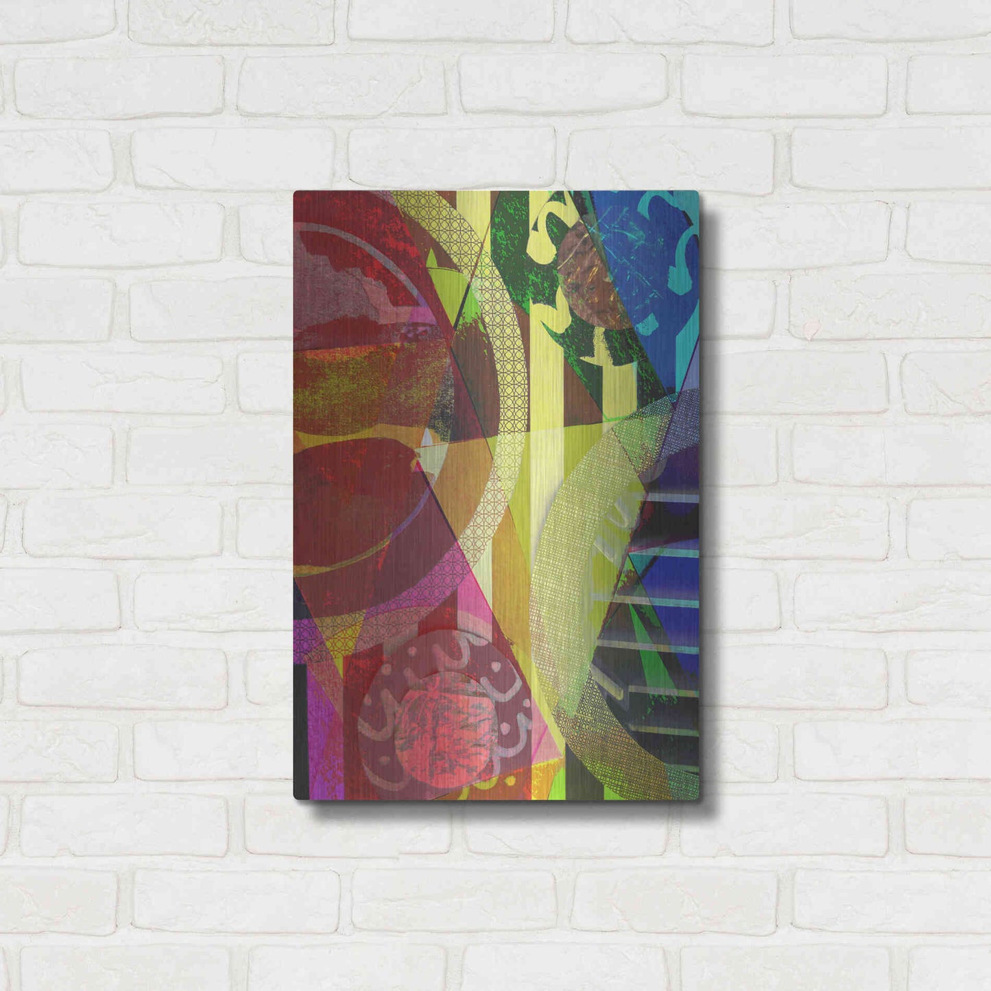 Luxe Metal Art 'Perky 1' by Shandra Smith, Metal Wall Art,16x24