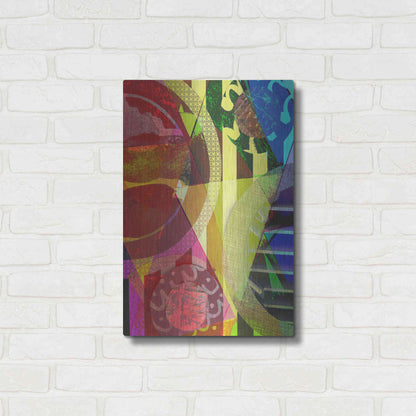 Luxe Metal Art 'Perky 1' by Shandra Smith, Metal Wall Art,16x24