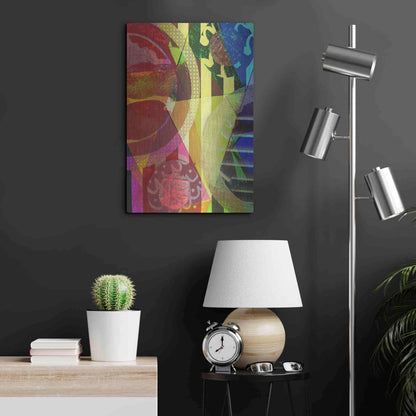 Luxe Metal Art 'Perky 1' by Shandra Smith, Metal Wall Art,16x24