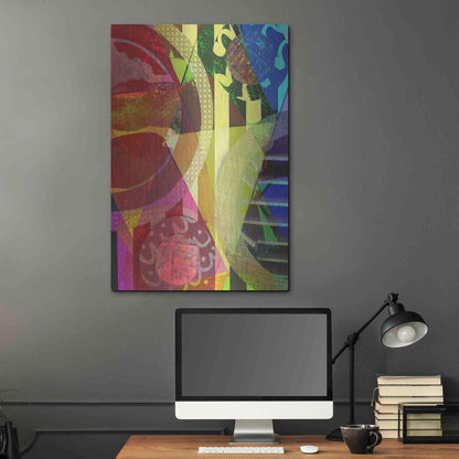 Luxe Metal Art 'Perky 1' by Shandra Smith, Metal Wall Art,24x36