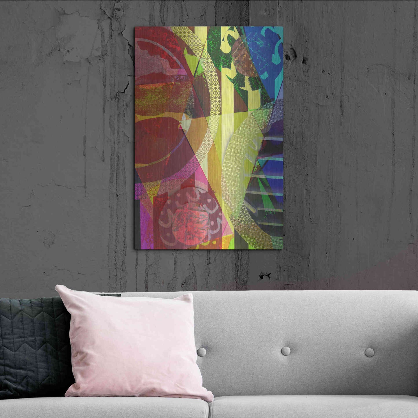Luxe Metal Art 'Perky 1' by Shandra Smith, Metal Wall Art,24x36
