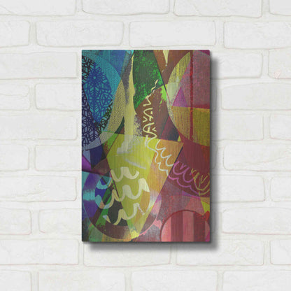 Luxe Metal Art 'Perky 2' by Shandra Smith, Metal Wall Art,12x16
