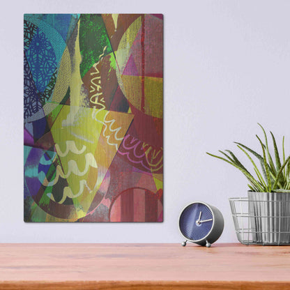 Luxe Metal Art 'Perky 2' by Shandra Smith, Metal Wall Art,12x16